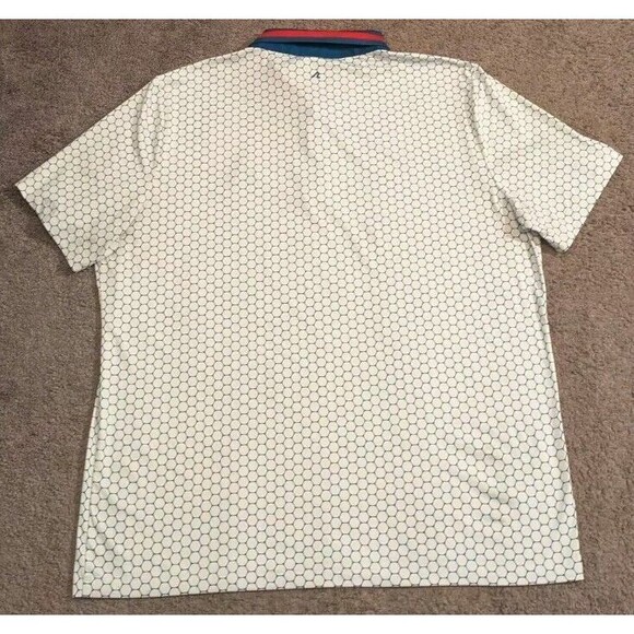 Redvanley Alpine Country Club Polo Wells Geometric Pattern Golf Polo Shirt Men's - Picture 4 of 7